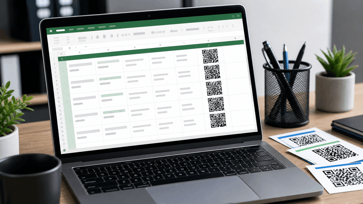 How to generate QR code in Excel feature image